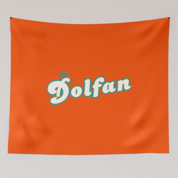 Item preview, Dolfan orange background designed and sold by sabinako.