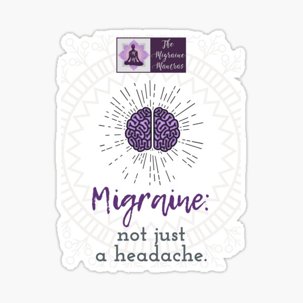 Migraine: Not Just a Headache Sticker