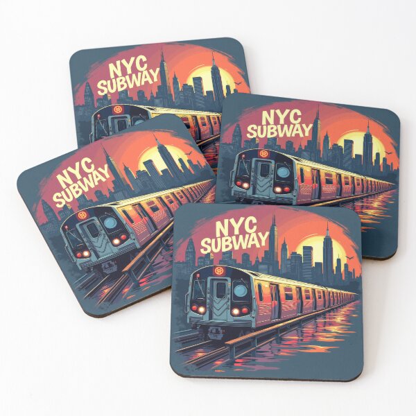 Item preview, New York Subway NYC Subway Train designed and sold by MayaDelaye.
