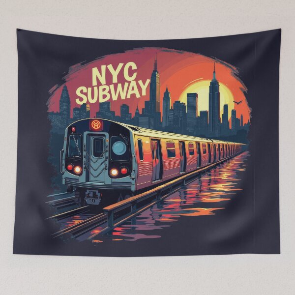 Item preview, New York Subway NYC Subway Train designed and sold by MayaDelaye.