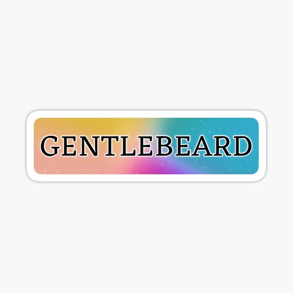 Artikel-Vorschau von Gentlebeard-Aufkleber v2, designt und verkauft von nerdspride.