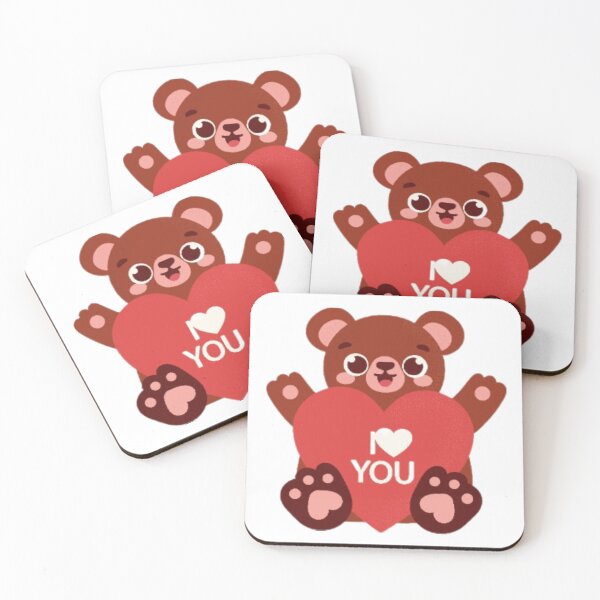 Item preview, Teddy Bear with Love Heart designed and sold by Sweety9.