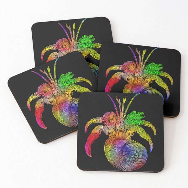 Item preview, Hermit Crab Sticker - Tropical Funk designed and sold by mikeymadness.
