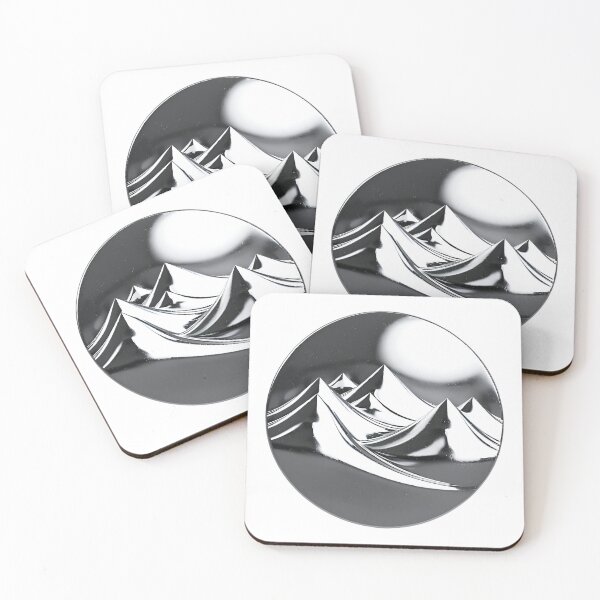 Item preview, Chromed Mountains Icon Logo 3D designed and sold by Uzi-Design.