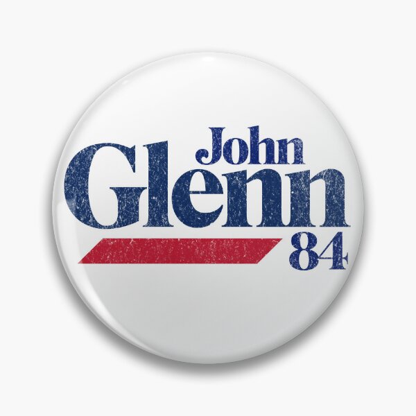 Item preview, Retro Presidential Campaign Button Astronaut John Glenn 1984 designed and sold by chrisrivait.