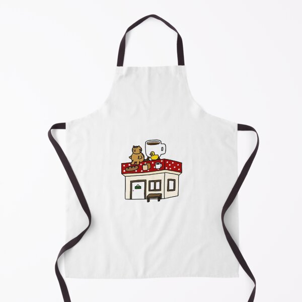 Item preview, a Cat and a Duck on the bread and coffee shop designed and sold by superbaechoo.