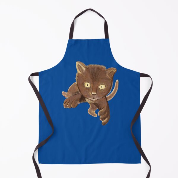 Item preview, Cute Brown Cat Jumping designed and sold by Julia Doria.