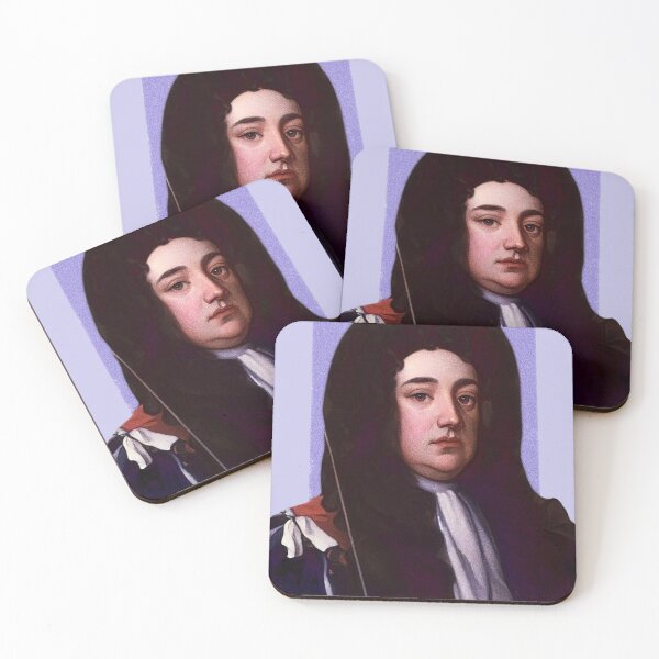 Item preview, English Poet Sidney Godolphin - Purple - illustration  designed and sold by Litstoy.
