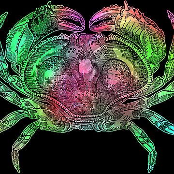 Artwork thumbnail, Crab Sticker - Ripe Melon by mikeymadness