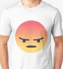 Facebook Angry Face Emoji Unisex T-Shirt
