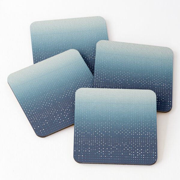 Item preview, Gradient Blue Dots Fabric Design: Minimalist Depth and Texture designed and sold by Rui Fernandes.