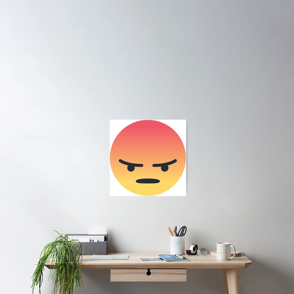 Facebook Angry Face Emoji