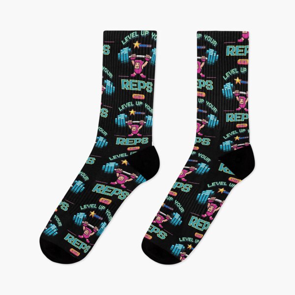Item preview, Retro Gamer Fitness Mashup | 8-Bit Gym Humor Design designed and sold by BunBuntheDog-.