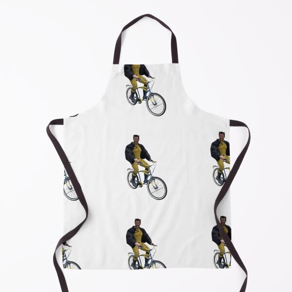 Artikelvorschau, Hugh Jackman auf einem Fahrrad entworfen und verkauft von VarietiDesigns.