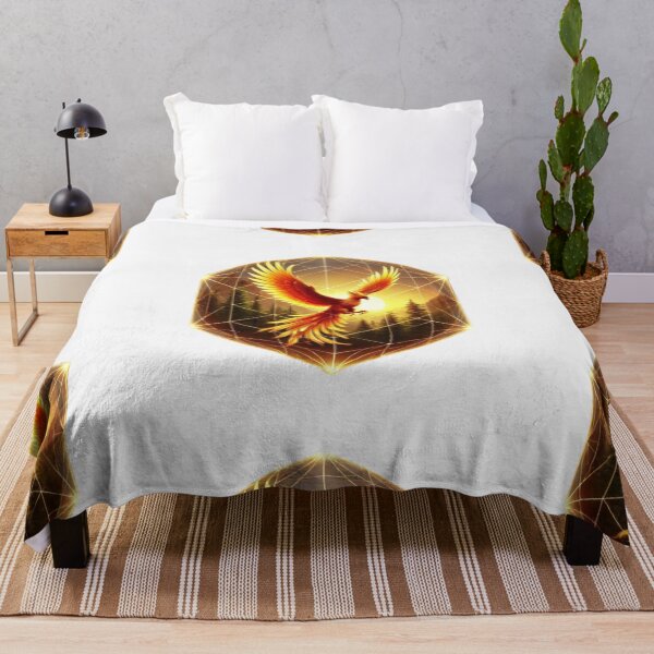 Item preview, Golden Phoenix Ascending from Forest designed and sold by WildVista.