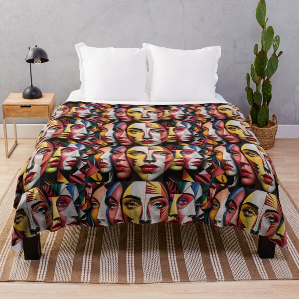 Item preview, Abstract Collection - Visages Féminins designed and sold by CanvasCarousel.