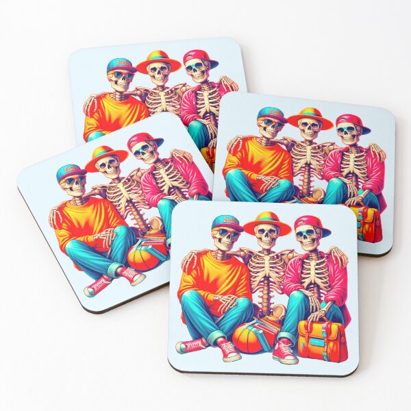 Item preview, My skeletal friends , back to college ,back to school with freinds designed and sold by Halloween  Time.
