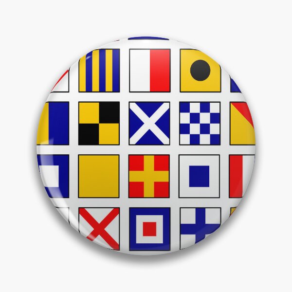 Item preview, Nautical Flag Alphabet International maritime signal flags designed and sold by chrisrivait.