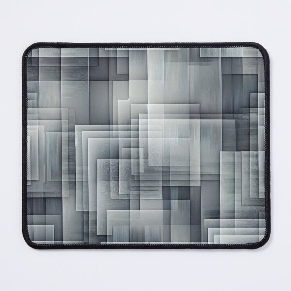 Item preview, Layered Squares Fabric Design: Semi-Transparent Grays designed and sold by Rui Fernandes.
