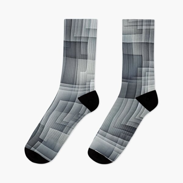 Artikelvorschau, Stoffdesign „Layered Squares“: Halbtransparente Grautöne entworfen und verkauft von Rui Fernandes.