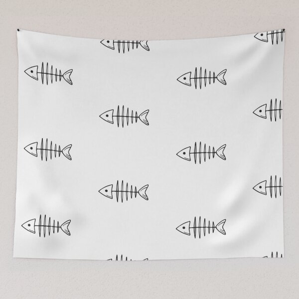 Item preview, Simple illustration of fish bone designed and sold by rasagamastore.