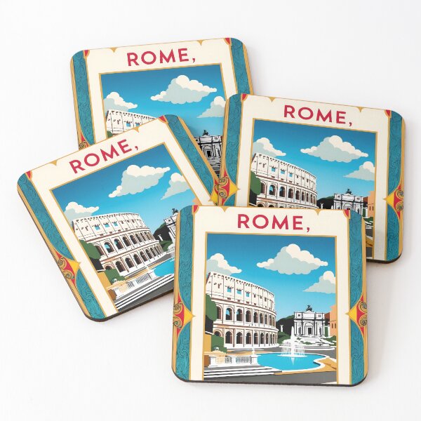 Item preview, Rome Italy Vintage Travel Tourism  designed and sold by TravelersGems.