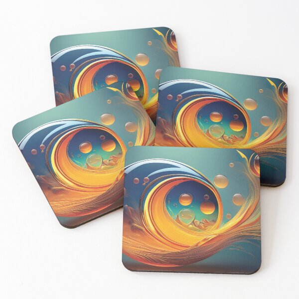 Item preview, Vibrant Ebb and Flow designed and sold by MDKey DESIGN.