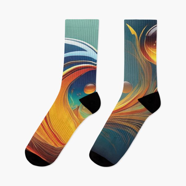 Item preview, Vibrant Ebb and Flow designed and sold by MDKey DESIGN.