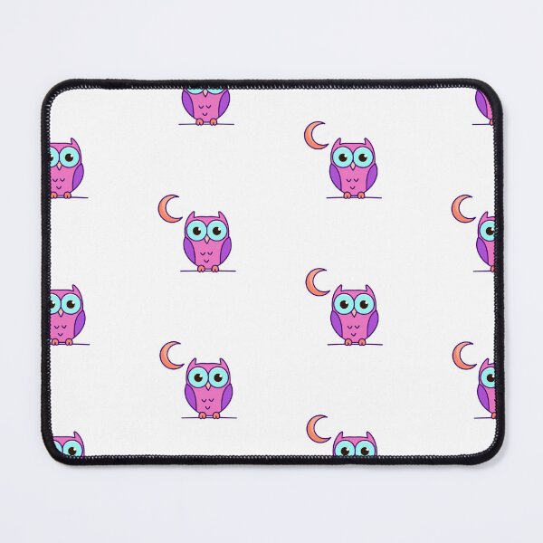Item preview, Cute illustration of owl and halfmoon designed and sold by rasagamastore.