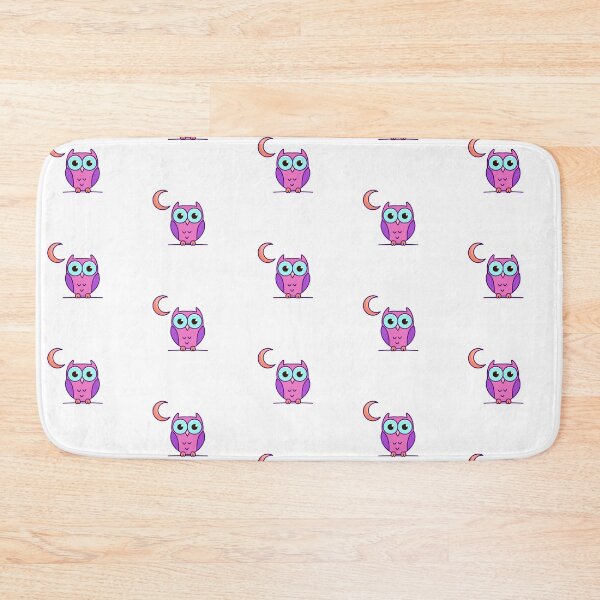Item preview, Cute illustration of owl and halfmoon designed and sold by rasagamastore.