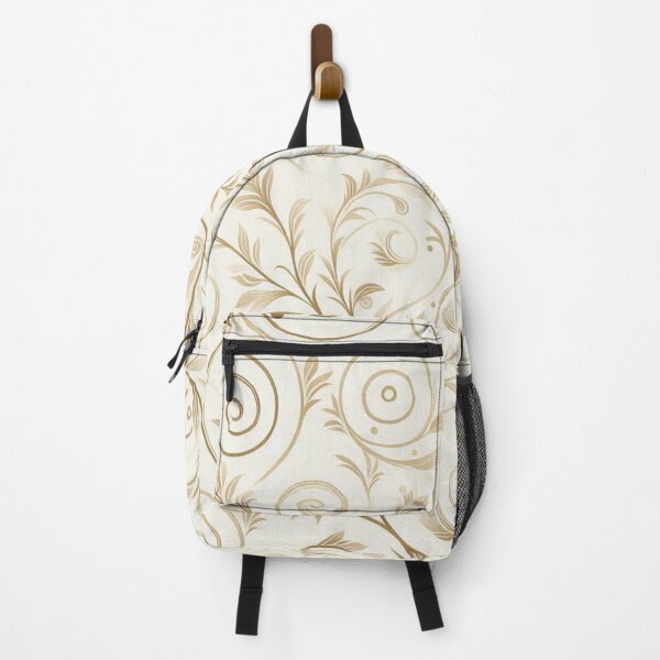 Item preview, Delicate Gold Spirals Fabric Pattern: Elegant Simplicity on White designed and sold by Rui Fernandes.
