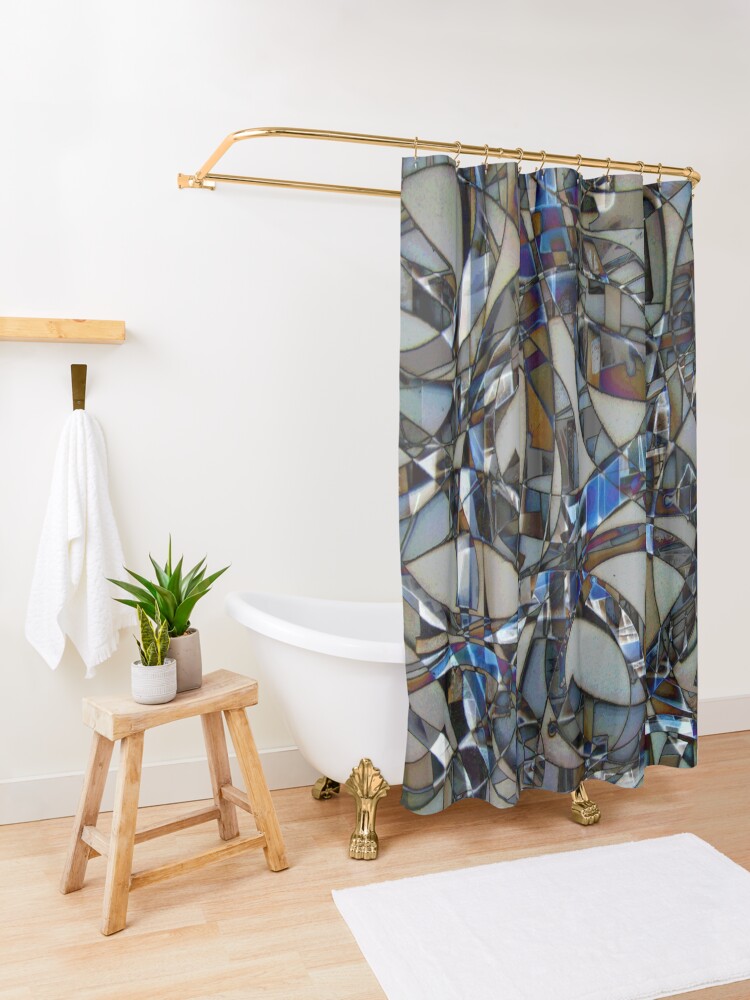 Alternate view of Kaleidoscope #14 Shower Curtain