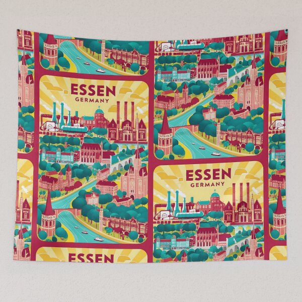 Item preview, Essen Germany Vintage Travel Tourism  designed and sold by TravelersGems.