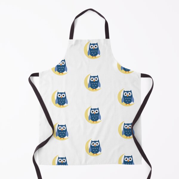 Item preview, Cute illustration of owl and halfmoon designed and sold by rasagamastore.