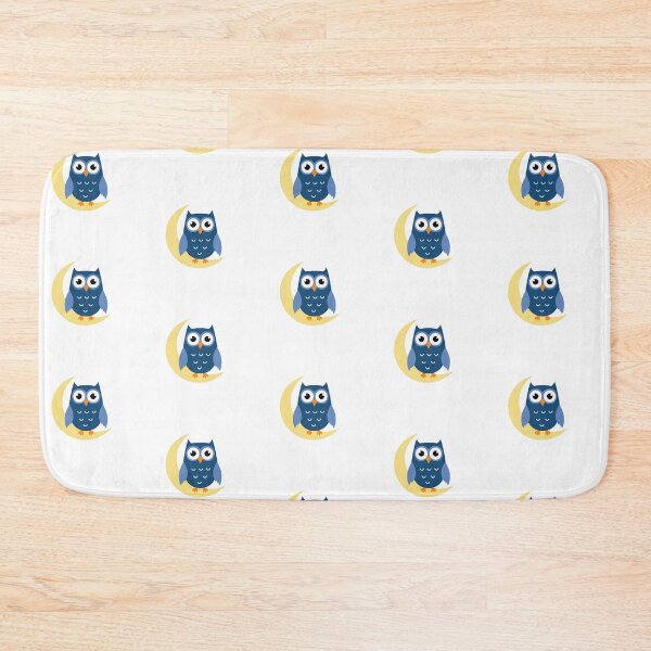 Item preview, Cute illustration of owl and halfmoon designed and sold by rasagamastore.