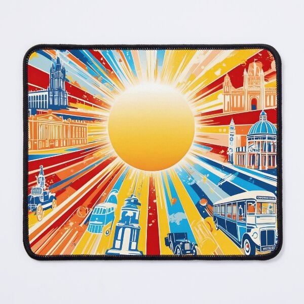 Item preview, Leicester United Kingdom Vintage Travel Tourism  designed and sold by TravelersGems.