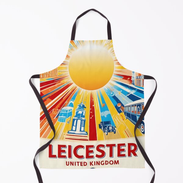Item preview, Leicester United Kingdom Vintage Travel Tourism designed and sold by TravelersGems.