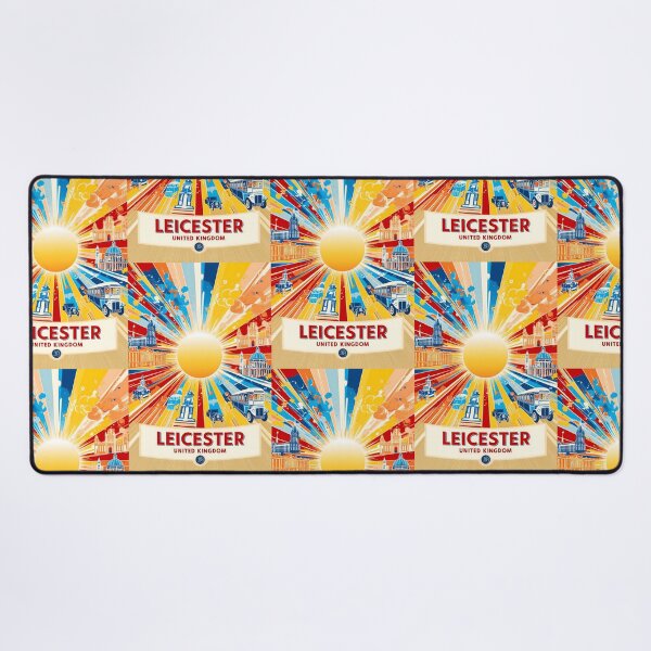 Item preview, Leicester United Kingdom Vintage Travel Tourism  designed and sold by TravelersGems.