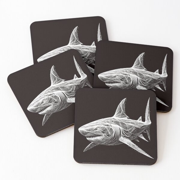 Item preview, Great White Shark Ghost designed and sold by Wanderdreaming.