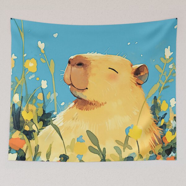 Item preview, Capybara Comfort designed and sold by AshiraCreations.