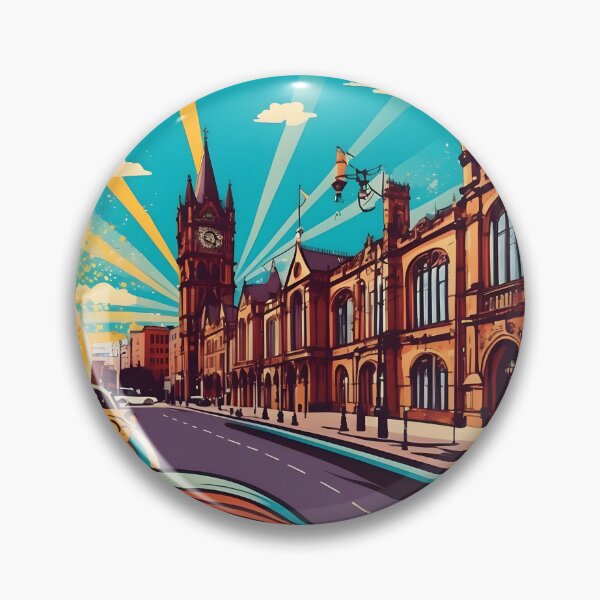 Item preview, Manchester United Kingdom Vintage Travel Tourism  designed and sold by TravelersGems.