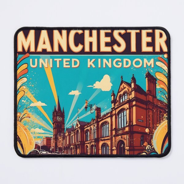 Item preview, Manchester United Kingdom Vintage Travel Tourism designed and sold by TravelersGems.