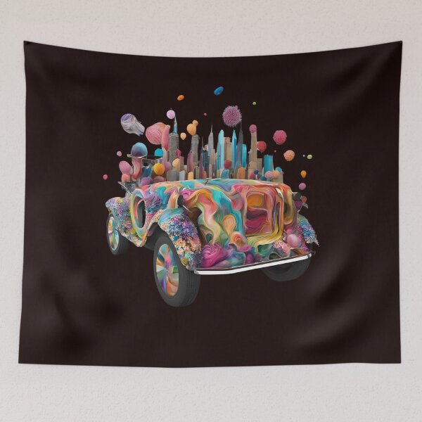 Item preview, Colorful Dreamscape on Wheels designed and sold by Marcin-PL.