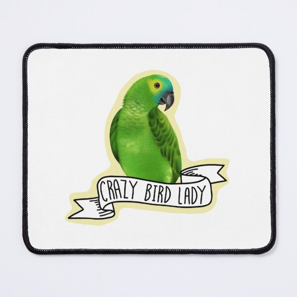 Item preview, parrot crazy bird lady designed and sold by ArndtDesign.