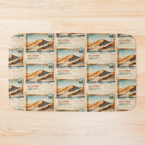Item preview, Great Sand Dunes National Park Postcard Vintage Retro Travel designed and sold by TravelPostcardGems.