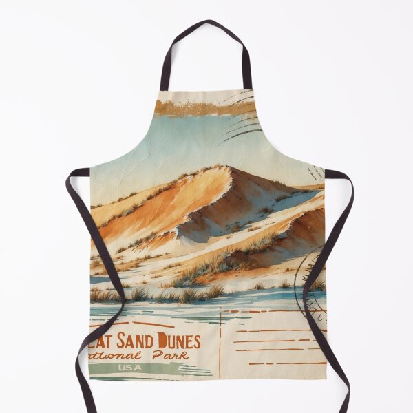 Item preview, Great Sand Dunes National Park Postcard Vintage Retro Travel designed and sold by TravelPostcardGems.