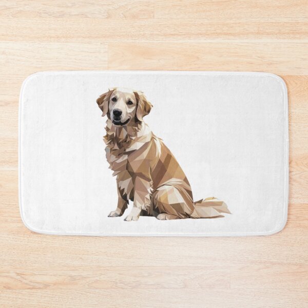 Item preview, Low poly style dog - golden retriever designed and sold by FugitiveLJ27.