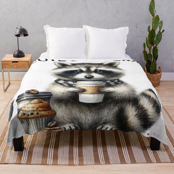 Item preview, Cute but Feral, Raccoon designed and sold by deniz kaya.