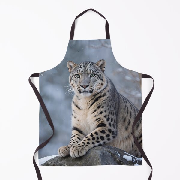 Item preview, Cute Snow Leopard In The Snow designed and sold by TheArtOfPat.