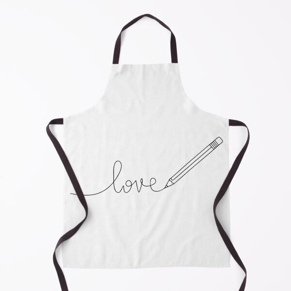 Item preview, Simple illustration of pencil that writing love word designed and sold by rasagamastore.